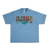 Pebble Blue Blessed Life Urban Heavy Tee - BundleAndBundleShop