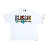 White Blessed Life Urban Heavy Tee - BundleAndBundleShop