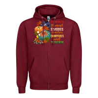 Burgundy bonfires flannels smores campfires and pu Zipper Hoodie - CowGirlArtShop