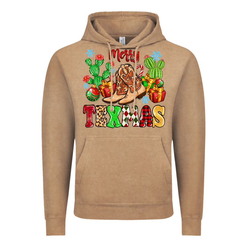 Merry Texmas Vintage Hoodie by MaliasSmallBusiness | Teevron