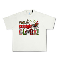 Pistachio You Serious Clark With Santa Sleigh Urban Heavy Tee - BundleAndBundleShop