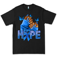 Black hope blueribboncolon cancer nails Premium Tee - NancyCooperArtShop