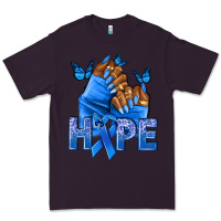 Plum hope blueribboncolon cancer nails Premium Tee - NancyCooperArtShop