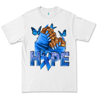 White hope blueribboncolon cancer nails Premium Tee - NancyCooperArtShop