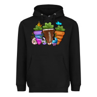 Black Football Easter sports carrots Heavyweight Hoodie - OliviaCreatesArt