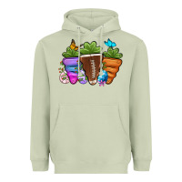 Matcha Football Easter sports carrots Heavyweight Hoodie - OliviaCreatesArt