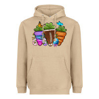 Mushroom Football Easter sports carrots Heavyweight Hoodie - OliviaCreatesArt