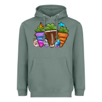 Sage Football Easter sports carrots Heavyweight Hoodie - OliviaCreatesArt
