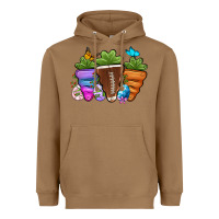 Toasted Coconut Football Easter sports carrots Heavyweight Hoodie - OliviaCreatesArt