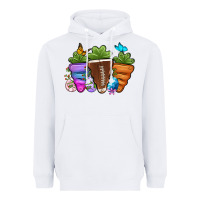 White Football Easter sports carrots Heavyweight Hoodie - OliviaCreatesArt