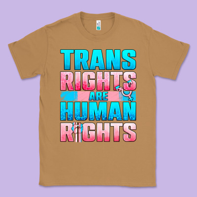 Trans Rights Are Human Rights Classic Tee Designed By Bundleandbundleshop