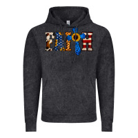 Vintage Black American Flag Faith Vintage Hoodie - Jasminsmagicworld