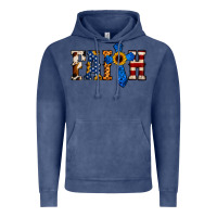 Vintage Denim American Flag Faith Vintage Hoodie - Jasminsmagicworld