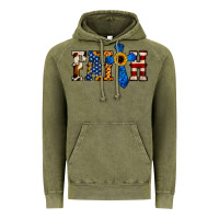 Vintage Olive American Flag Faith Vintage Hoodie - Jasminsmagicworld