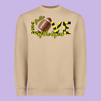 Love Of The Tigers Heavyweight Sweatshirt Designed By Bettercallsaul