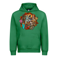 Emerald Fall Vibes Urban Hoodie - CowhideDigitalArt