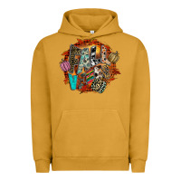 Pigment Peanut Butter Fall Vibes Urban Hoodie - CowhideDigitalArt
