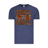 Vintage Denim western gobble with turkey bbs Vintage Tee - BundleAndBundleShop