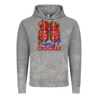 Cloud Rock Merry crocmas Vintage Hoodie - NancyCooperArtShop