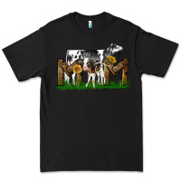 Black Western Holstein Cow And Baby Cow Mom Premium Tee - LillyAllenDesigns