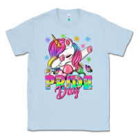 Dusty Blue Pride Day LGBTQ Classic Tee - BundleAndBundleShop