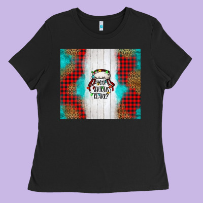 Western You Serious Clark Ladies Tee Designed By Jasminsmagicworld