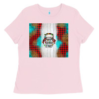 Bubblegum Pink western you serious clark Ladies Tee - Jasminsmagicworld