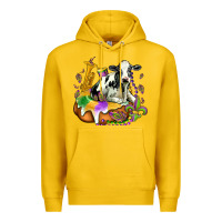 Lemon holstein mardi gras Premium Hoodie - OliviaCreatesArt