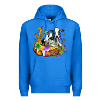 True Royal holstein mardi gras Premium Hoodie - OliviaCreatesArt