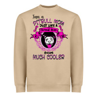 I'm A Pitbull Mom Just Like A Normal Mom Heavyweight Sweatshirt | Teevron