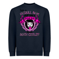 Navy I'm A Pitbull Mom Just Like A Normal Mom Heavyweight Sweatshirt - Bettercallsaul