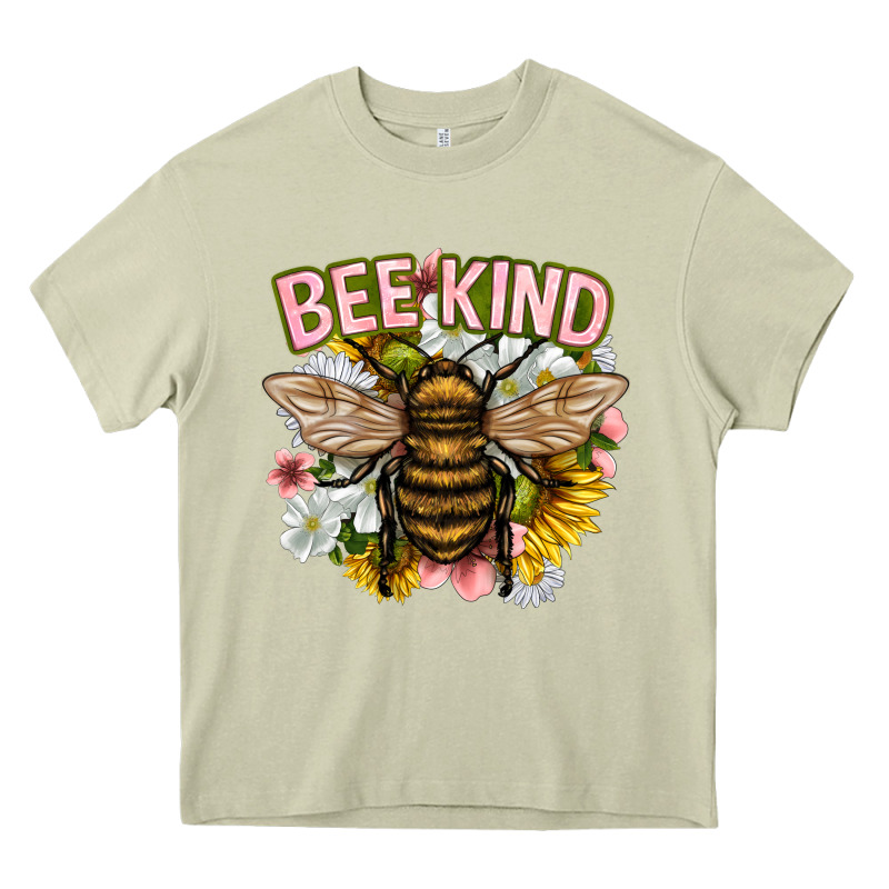 Bee Kind Heavy Core Tee by NancyCooperArtShop | Teevron