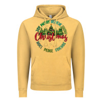 Vintage Mustard Christmas Vibes Vintage Hoodie - MaliasSmallBusiness