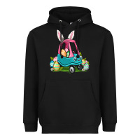 Black Easter toddler car Heavyweight Hoodie - OliviaCreatesArt