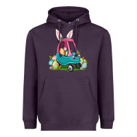 Plum Easter toddler car Heavyweight Hoodie - OliviaCreatesArt