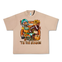 Burro Tis The Season Fall Football Truck Urban Heavy Tee - BundleAndBundleShop