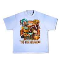 Grape Ice Tis The Season Fall Football Truck Urban Heavy Tee - BundleAndBundleShop