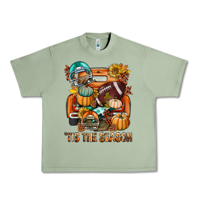 Tis The Season Fall Football Truck Urban Heavy Tee by BundleAndBundleShop | Teevron