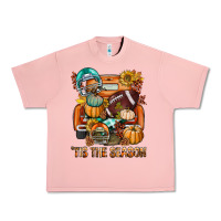 Salmon Tis The Season Fall Football Truck Urban Heavy Tee - BundleAndBundleShop
