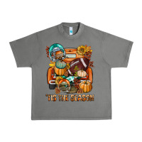 Tornado Tis The Season Fall Football Truck Urban Heavy Tee - BundleAndBundleShop