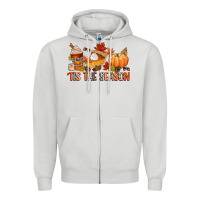 Dove Grey tis the season Zipper Hoodie - CowGirlArtShop