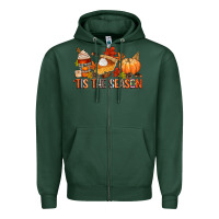 Sports Green tis the season Zipper Hoodie - CowGirlArtShop