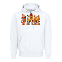 White tis the season Zipper Hoodie - CowGirlArtShop