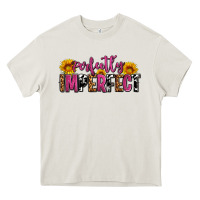 Cream perfectly imperfect Heavy Core Tee - AdoDesignShop