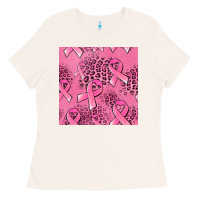 Bone breast cancer seamless pattern Ladies Tee - Jasminsmagicworld