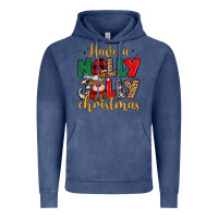Vintage Denim have a holly jolly christmas Vintage Hoodie - MaliasSmallBusiness