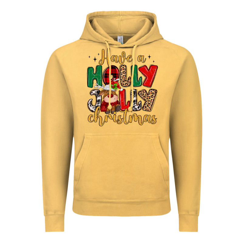 Have A Holly Jolly Christmas Vintage Hoodie by MaliasSmallBusiness | Teevron