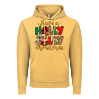 Vintage Mustard have a holly jolly christmas Vintage Hoodie - MaliasSmallBusiness