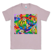 Lilac Pride LGBTQ+ Peace Tumbler Classic Tee - BundleAndBundleShop