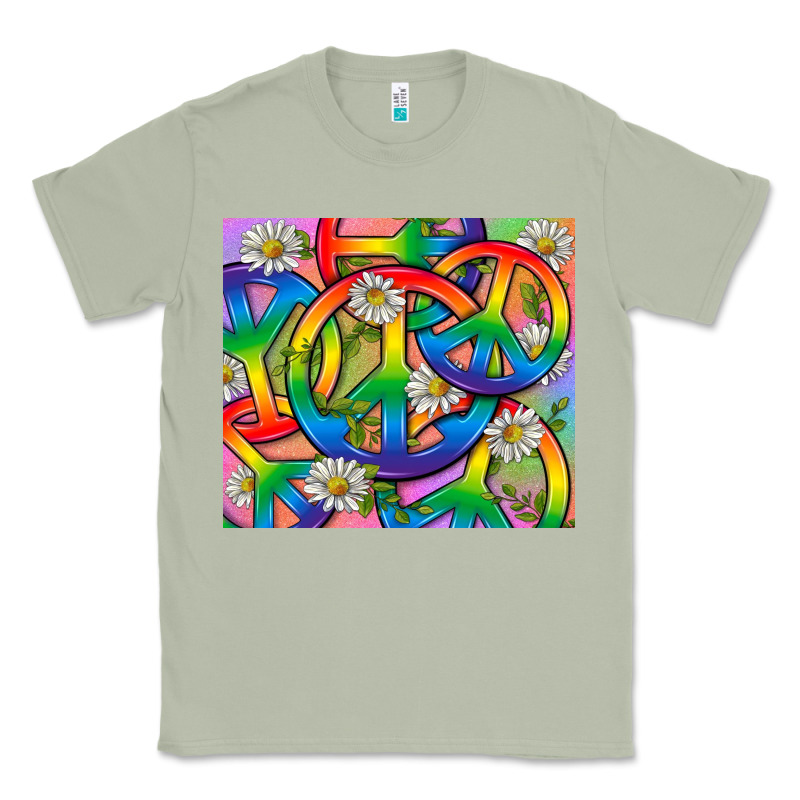 Pride Lgbtq+ Peace Tumbler Classic Tee by BundleAndBundleShop | Teevron